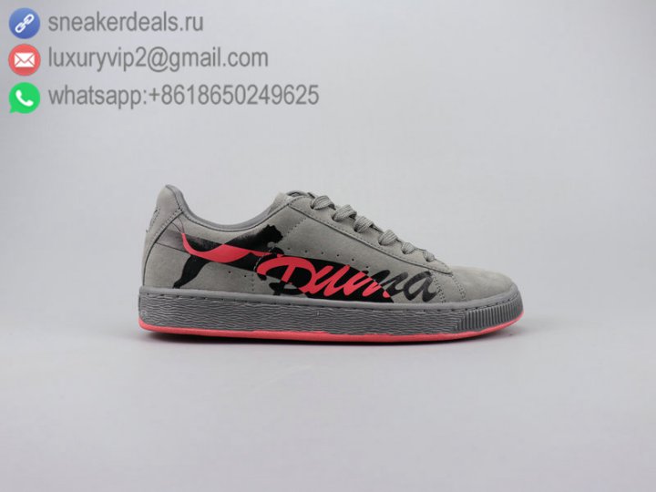 Puma Basket Classic Tiger Mesh 50th Anniversary Unisex Sneakers Grey Size 36-44